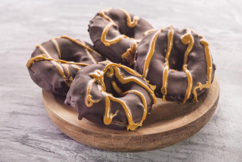 Donuts com chocolate