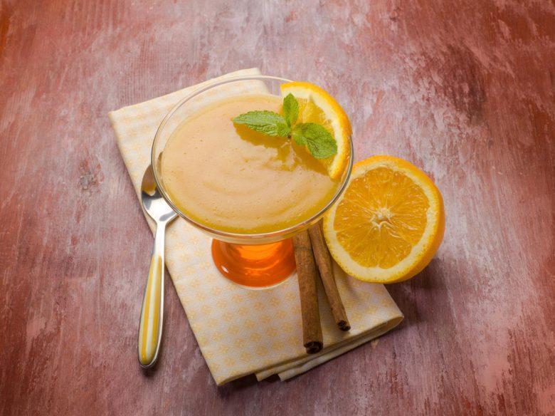 Mousse de laranja e mel