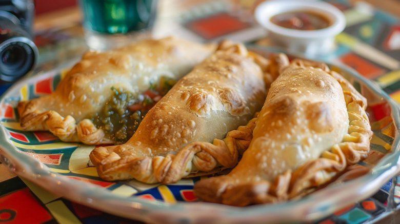 Pastel mineiro com carne seca