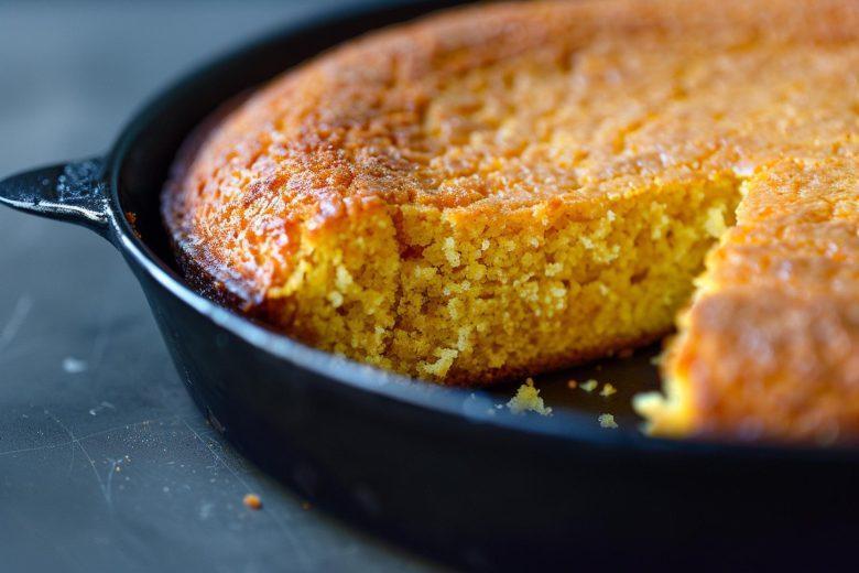Bolo de fubá caipira