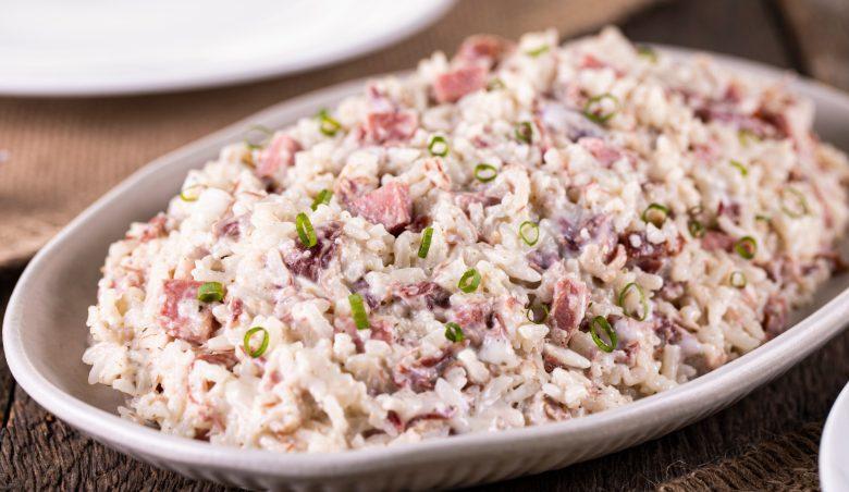 Arroz carreteiro cremoso