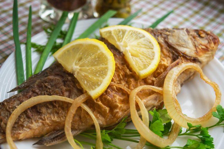 Peixe assado à moda Madureira