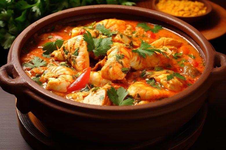 Moqueca de peixe ao camarão