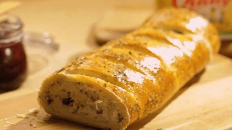 Pão caseiro de frango