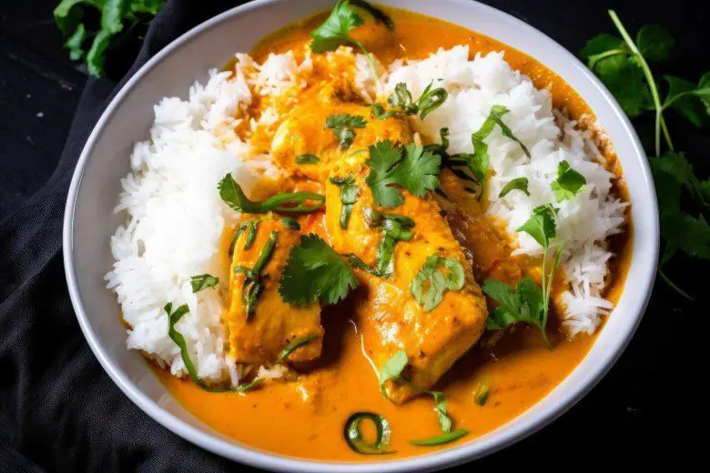 Moqueca de peixe com curry