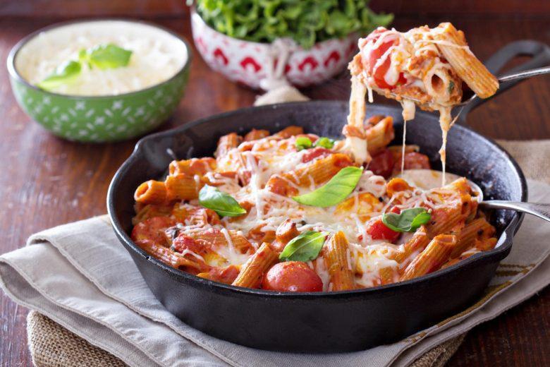 Penne ao molho vermelho