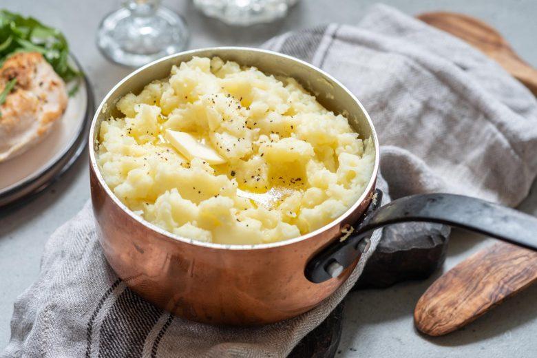 Purê de batata com mussarela