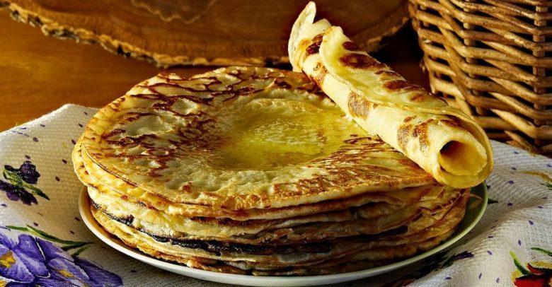 Massa de panqueca de leite em pó