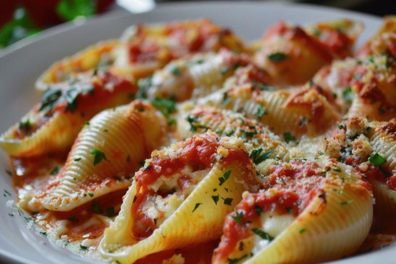Conchiglione com ricota defumada