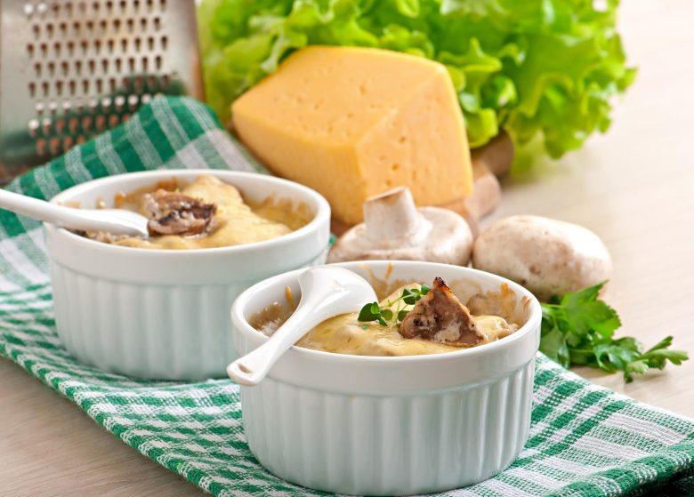 Souflê de cogumelo