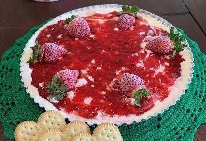 Torta de cheesecake de sorvete