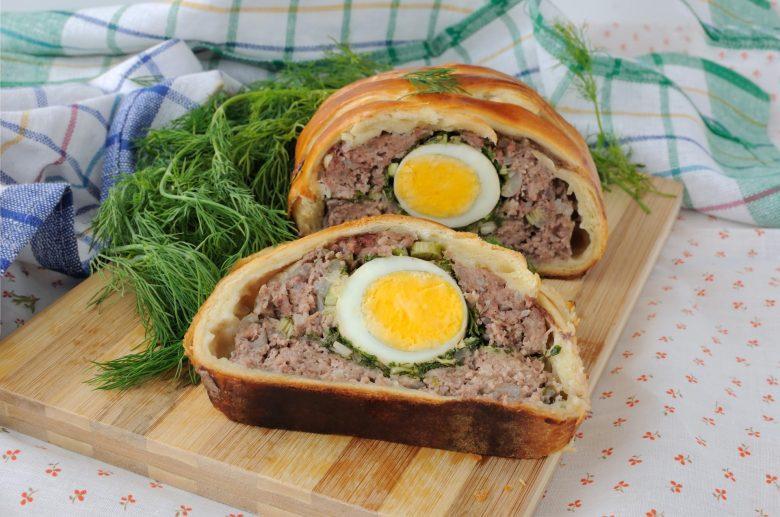 Bolo de carne folhado