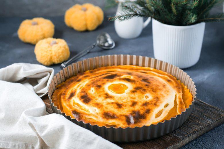 Quiche de casca de abóbora