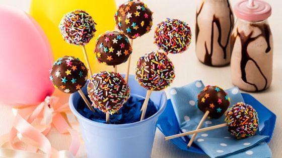 Cake pop com farinha de arroz