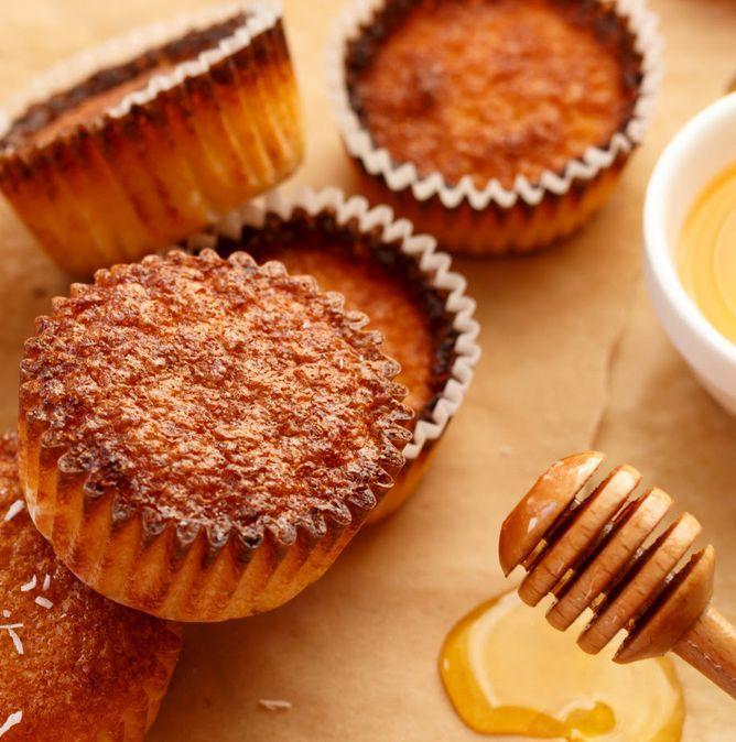 Cupcake de banana e aveia