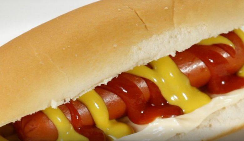 Hot dog minimalista