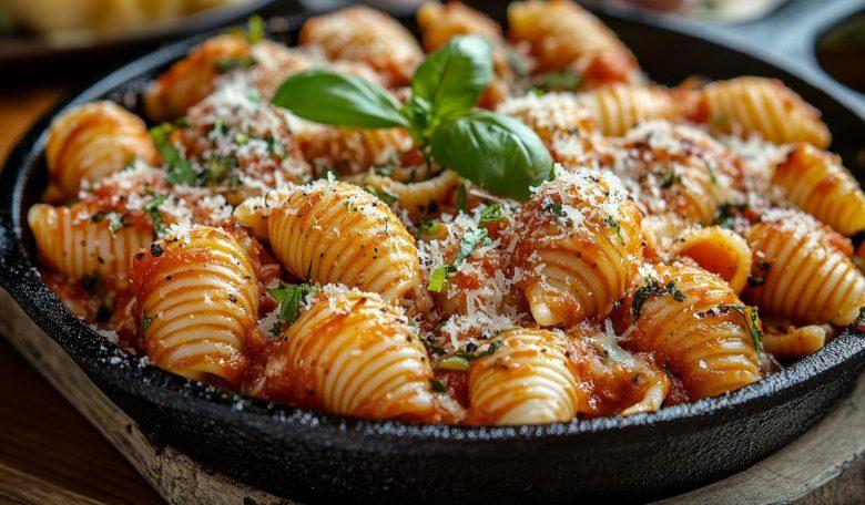 Conchiglione de ricota, nozes e damasco