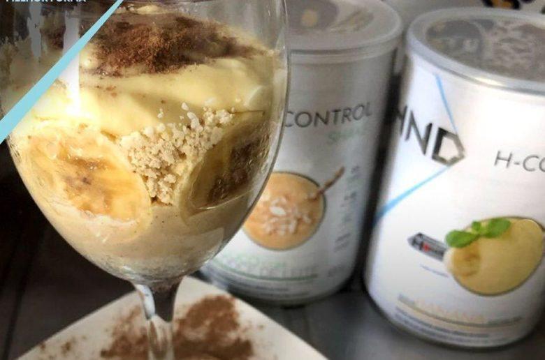 Banoffee de banana com shake
