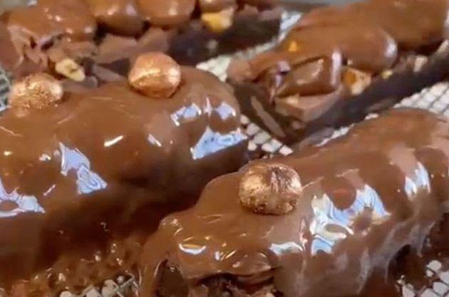 Brownie belga de avelã