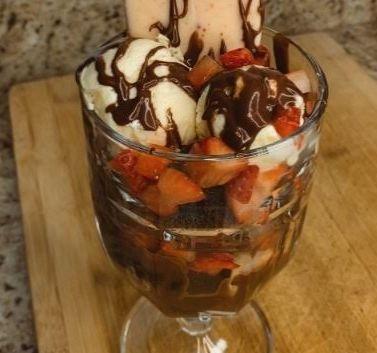 Brownie desconstruído 
