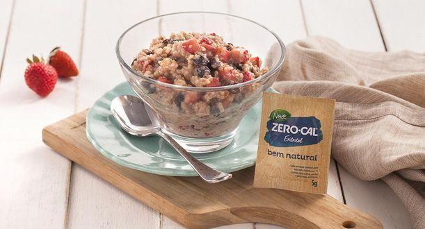 Doce de quinoa e iogurte com Zero-Cal