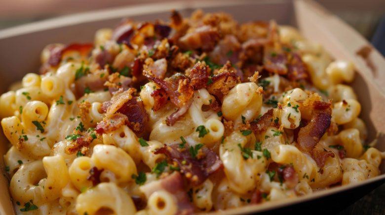 Macarrão rápido com bacon