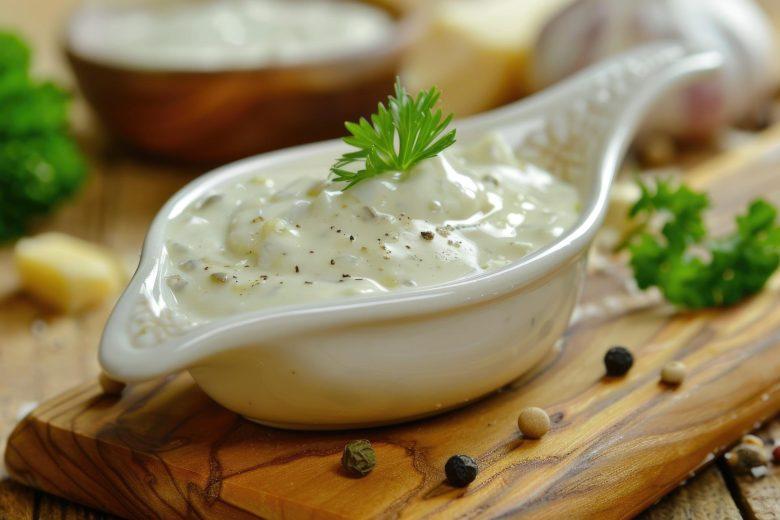 Molho branco com pimenta