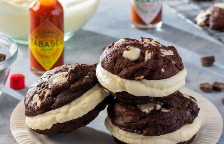 Cookie de brownie de chocolate apimentado