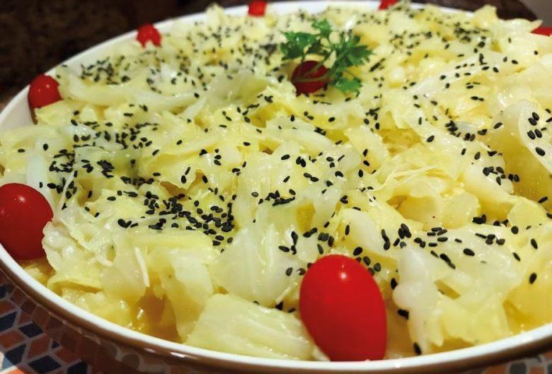 Salada de repolho crocante