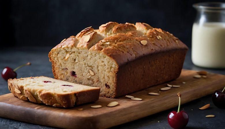 Pão de forma com amêndoas e damascos