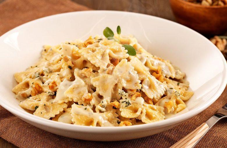 Farfalle al gorgonzola