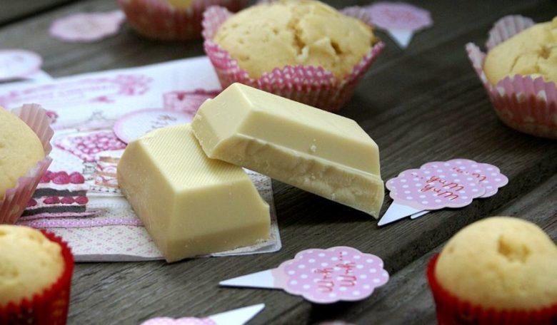 Muffin de chocolate branco