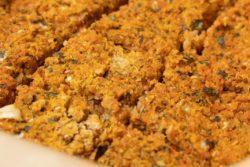 Quibe de abóbora com quinoa