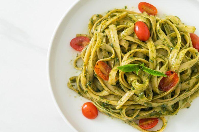 Fettuccine ao pesto