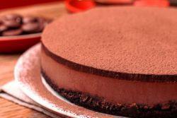 Cheesecake de chocolate belga
