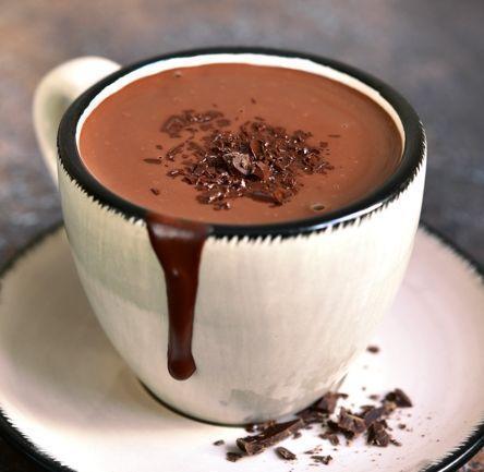 Chocolate quente com mel