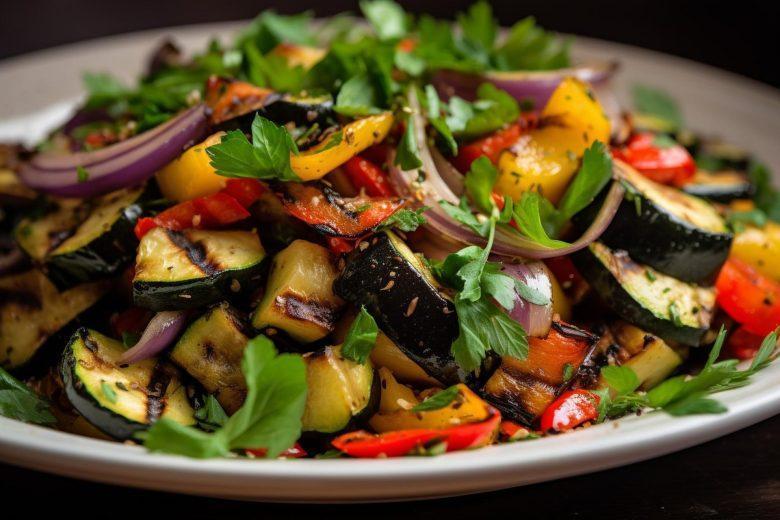 Salada de abobrinha à napolitana