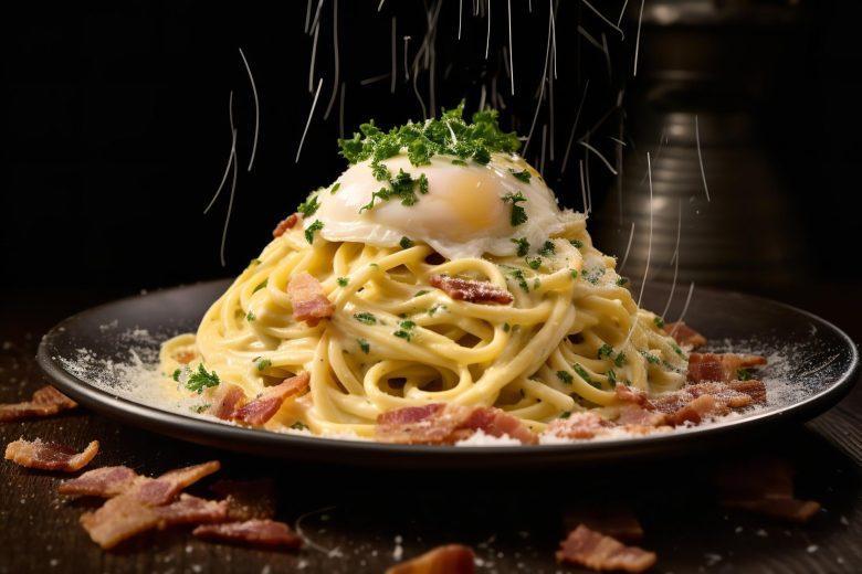 Bucatini à carbonara