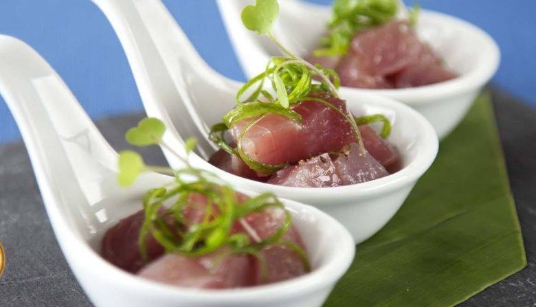 Tartar de atum ao hondashi