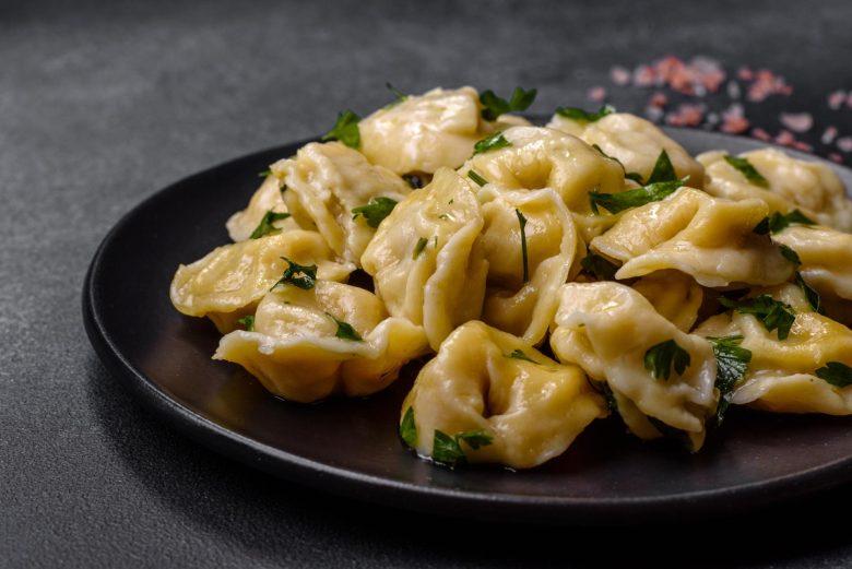 Tortellini com caldo