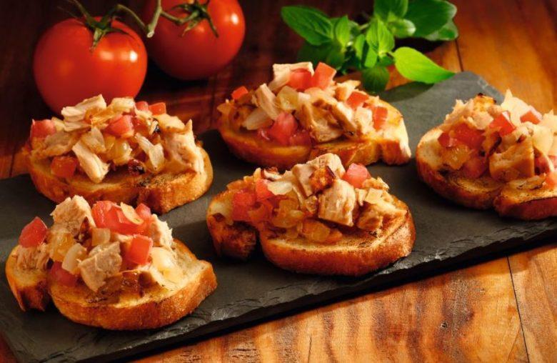 Bruschettas de atum