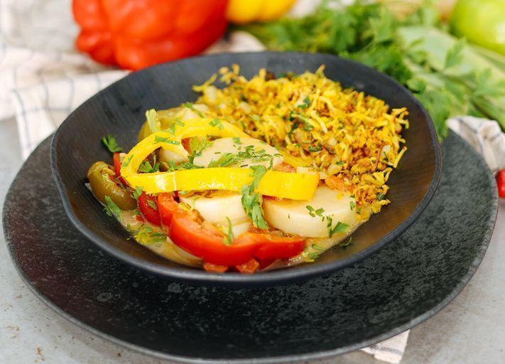 Moqueca baiana de palmito
