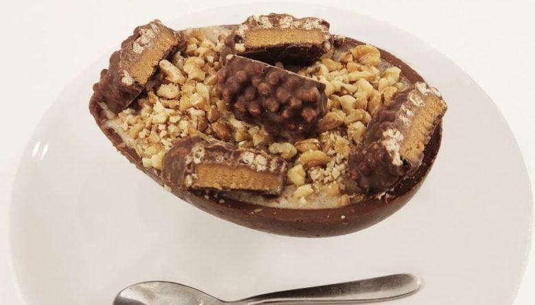 Ovo de páscoa de colher low carb