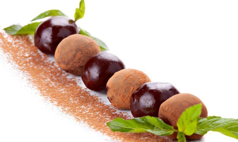 Uva com chocolate
