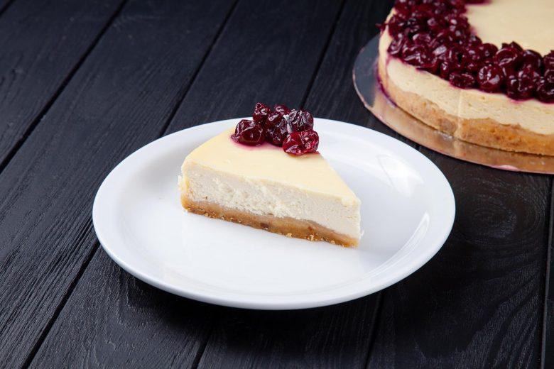 Cheesecake de creme de queijo Minas