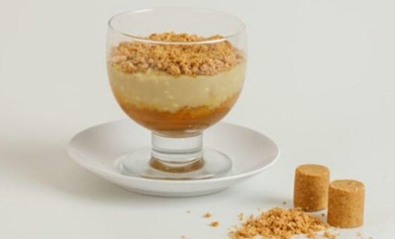 Arroz doce com doce de leite e paçoca