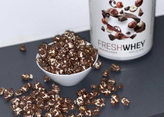Pipoca doce de freshwhey