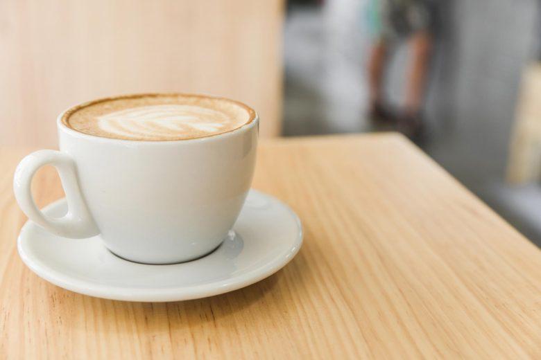 Café com leite cremoso