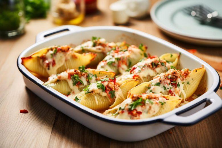 Conchiglione com presunto parma