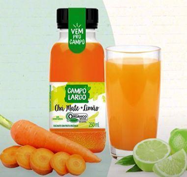 Suco de cenoura e limão